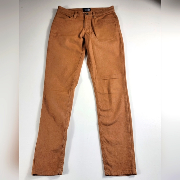 The North Face Pants - The North Face camel slim fit stretch khaki pants ladies 2 R free ship USA EUC